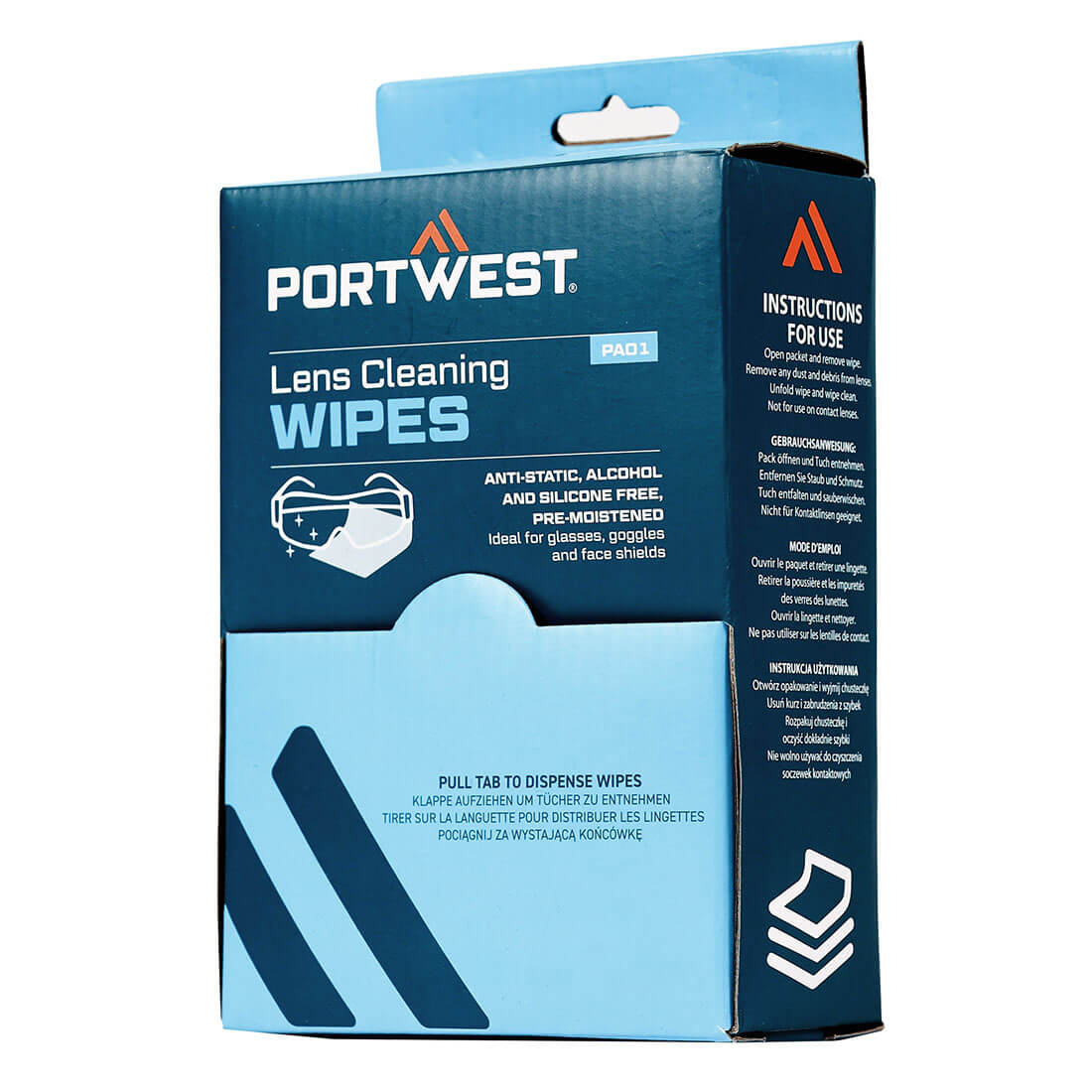 PA01 – Lens Cleaning Wipes (100 towelettes)