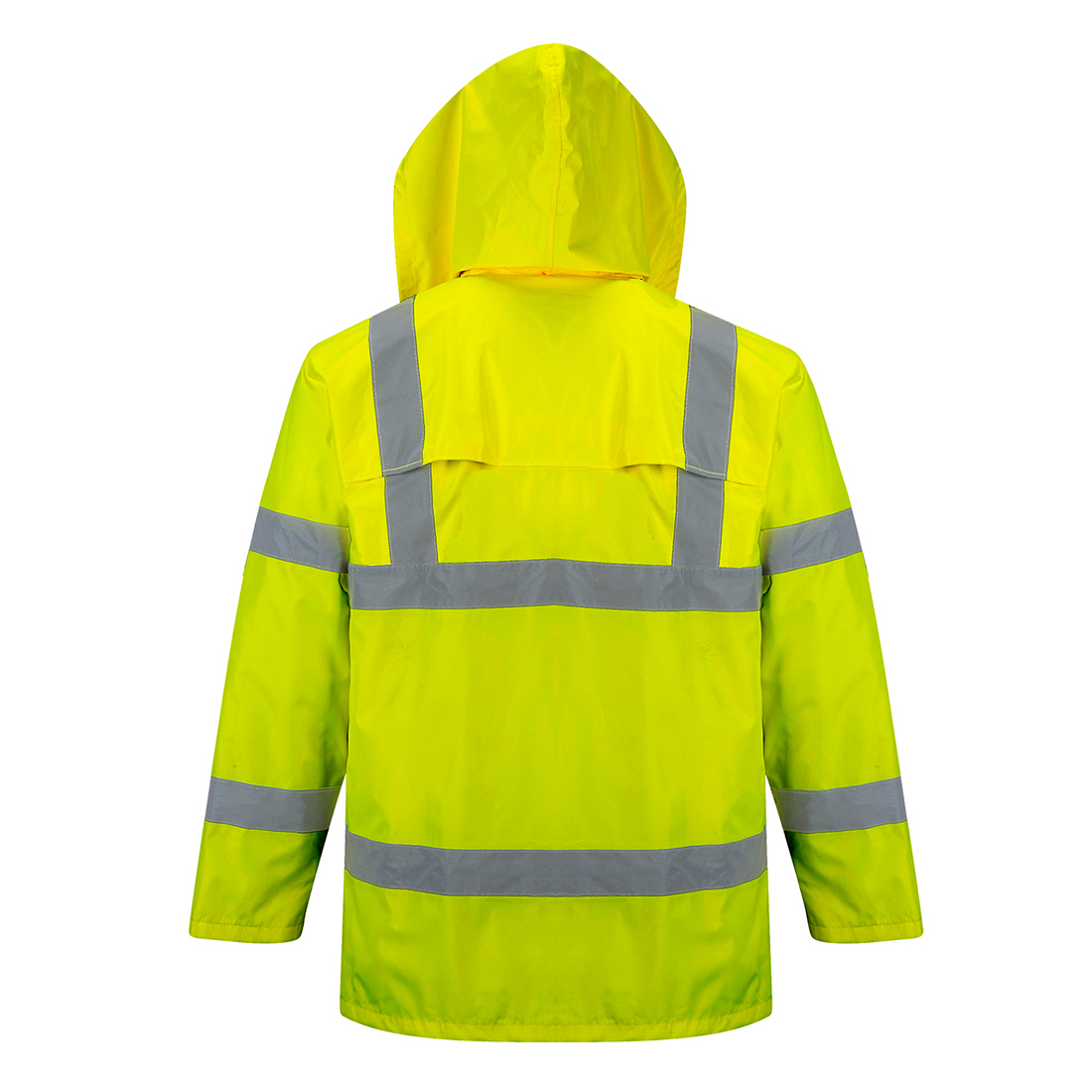 H440 - Hi-Vis Rain Jacket Yellow - Image 2
